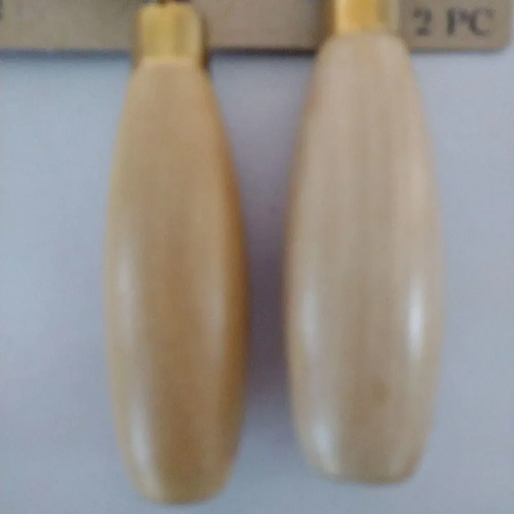 Urban Cupboard Beechwood Vegetable Peelers Set Of 2 Wood Brown Kitchen Tool